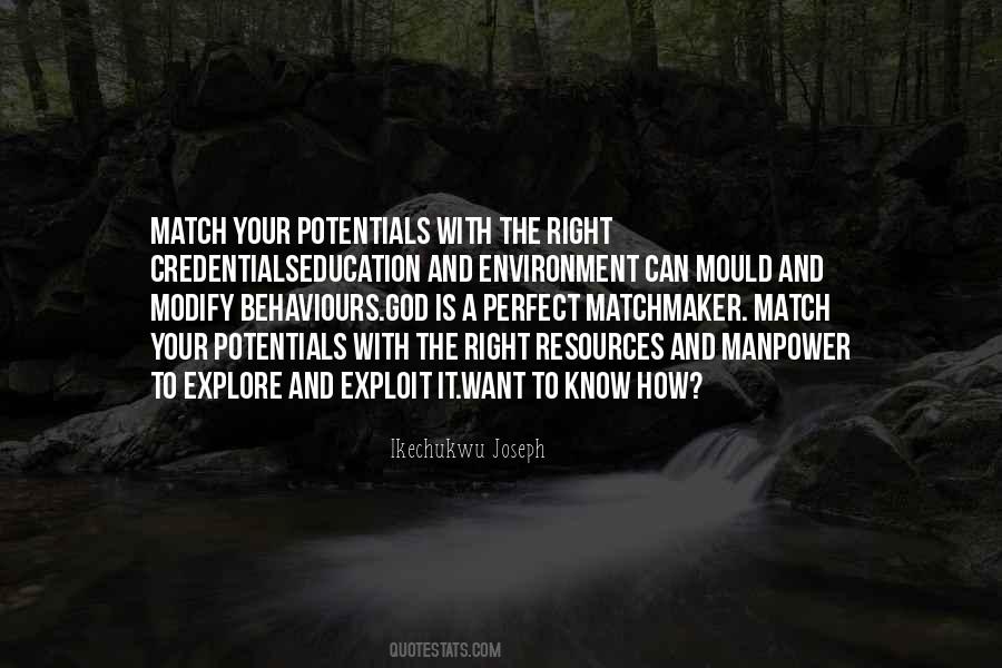 Quotes About Perfect Match #1336499