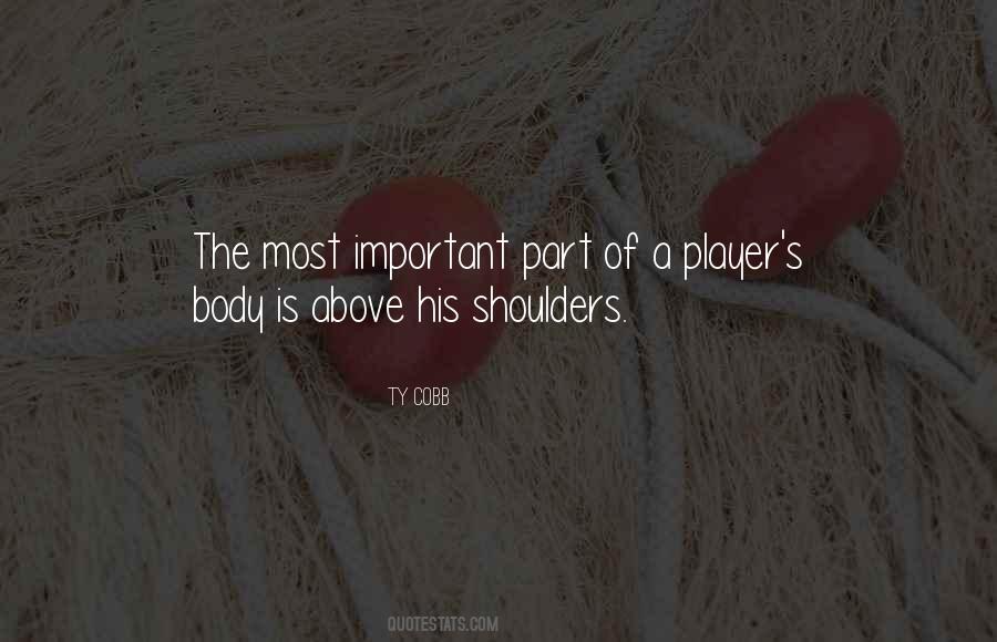 Quotes About Big Shoulders #3744