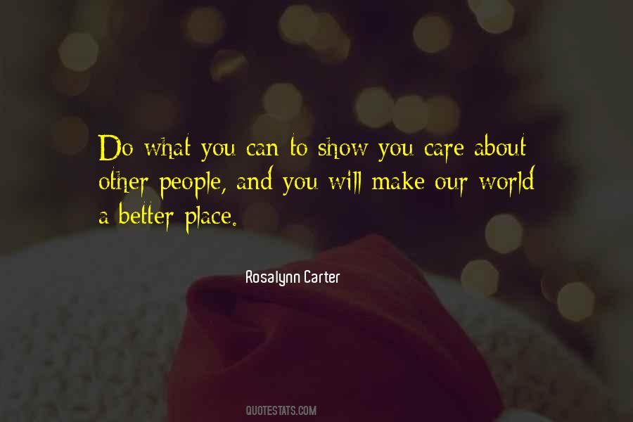 Show You Care Quotes #1841814