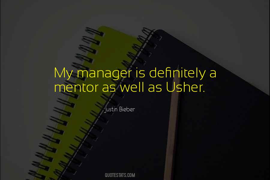Quotes About My Manager #260273