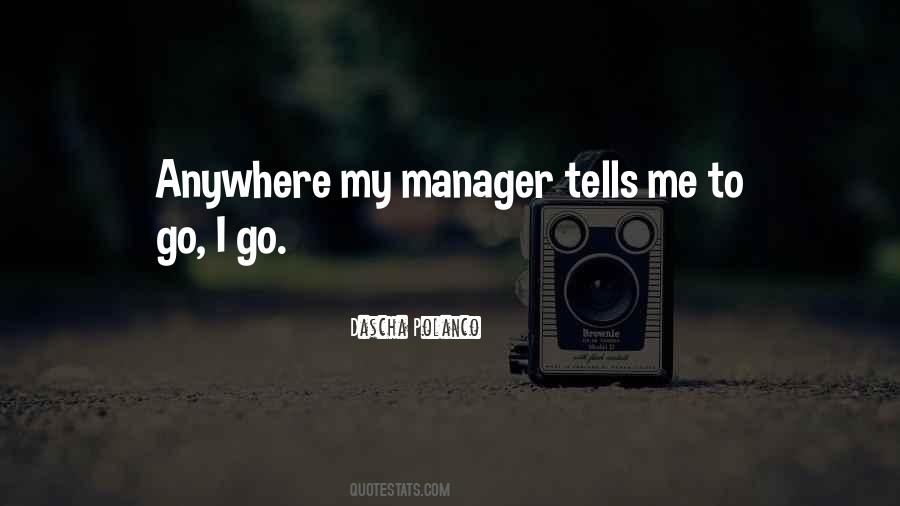 Quotes About My Manager #893364