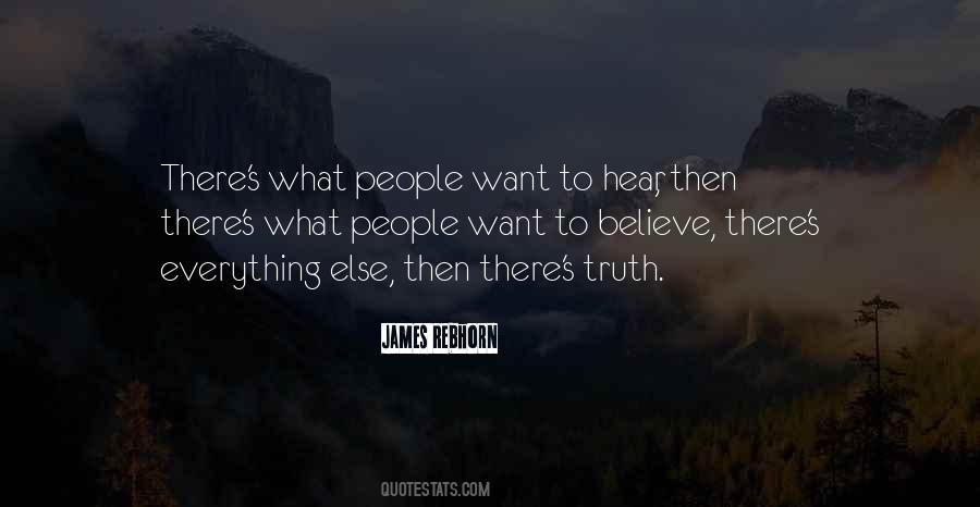 What People Want Quotes #1540507