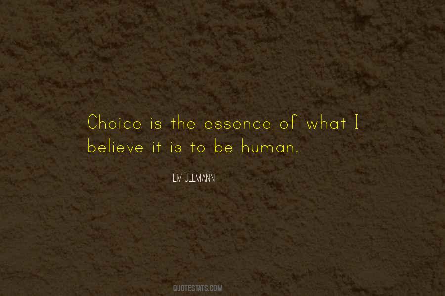 Human Choice Quotes #279972