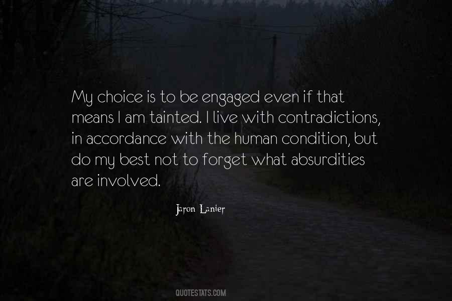 Human Choice Quotes #703723