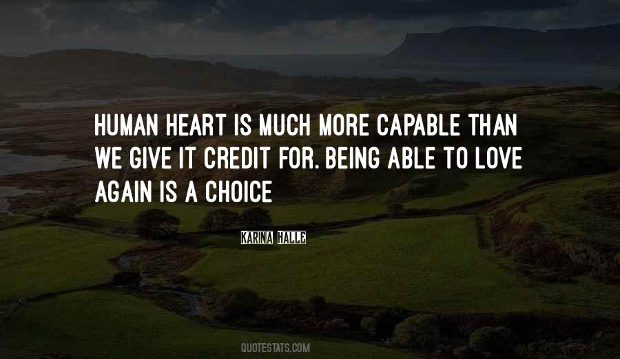 Human Choice Quotes #831649