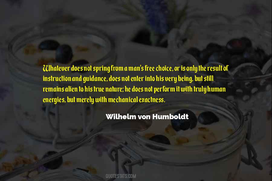 Human Choice Quotes #884764