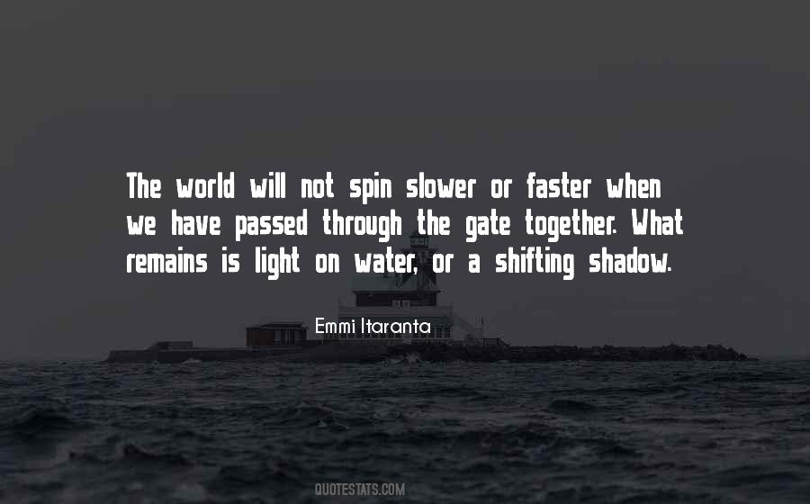 Quotes About Light On Water #1182744