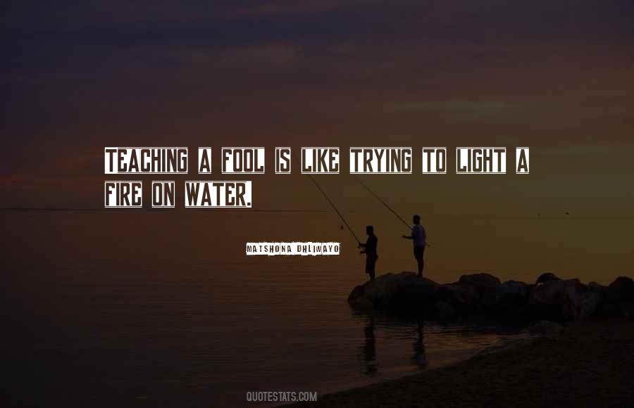 Quotes About Light On Water #36606