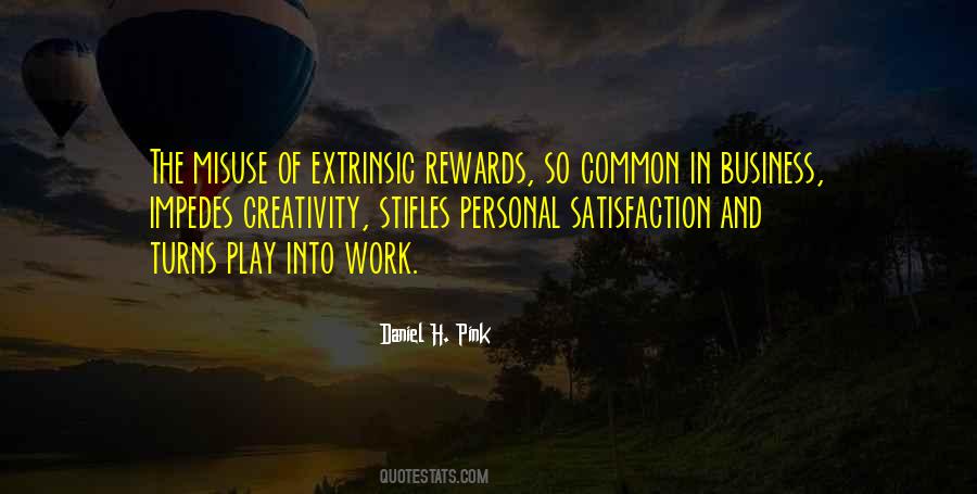 Extrinsic Rewards Quotes #1746709