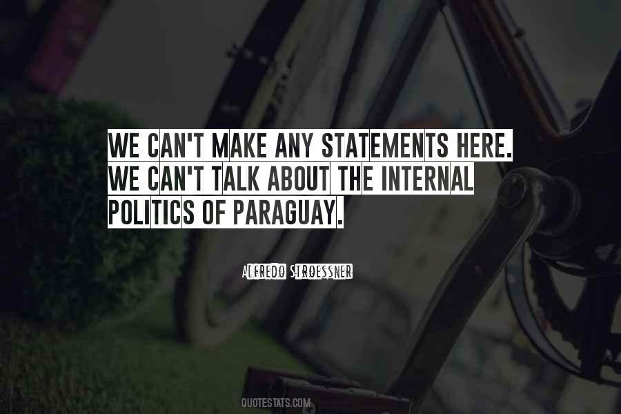 Quotes About Paraguay #947500