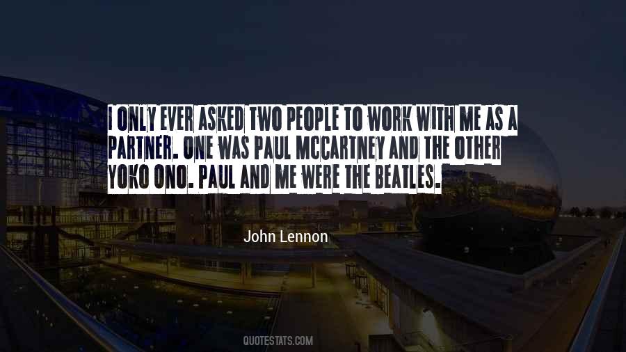 Quotes About John Lennon And Yoko Ono #1812022