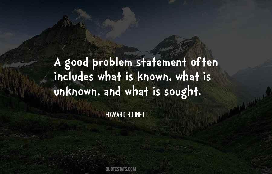 Known And Unknown Quotes #531844