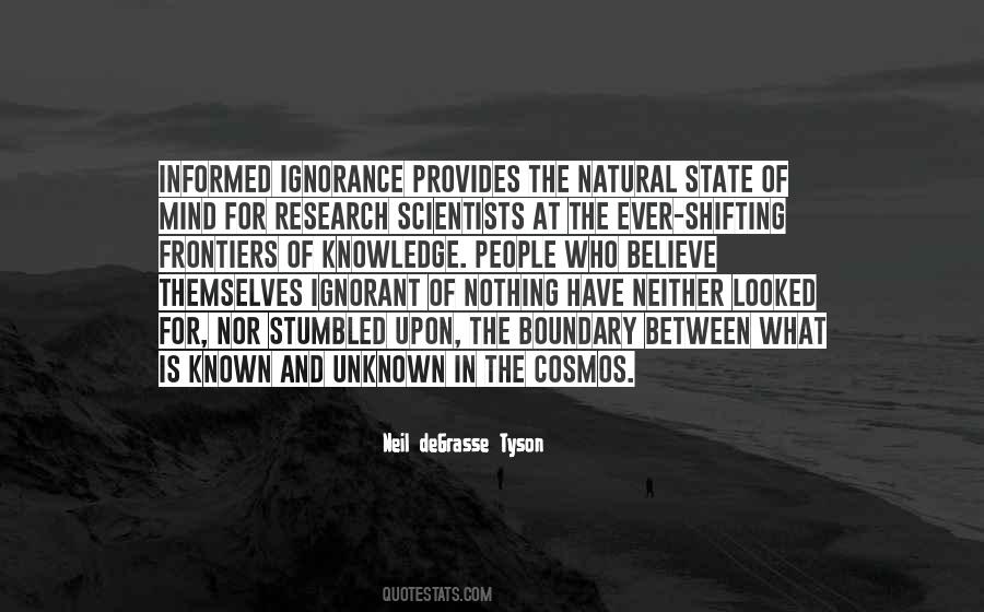 Known And Unknown Quotes #602364