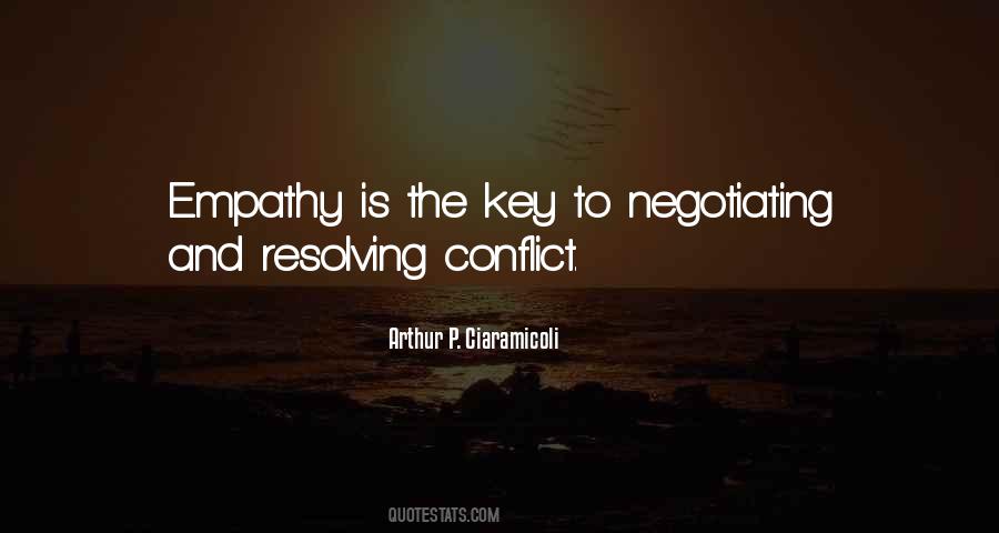 Quotes About Resolving Conflict #1065305