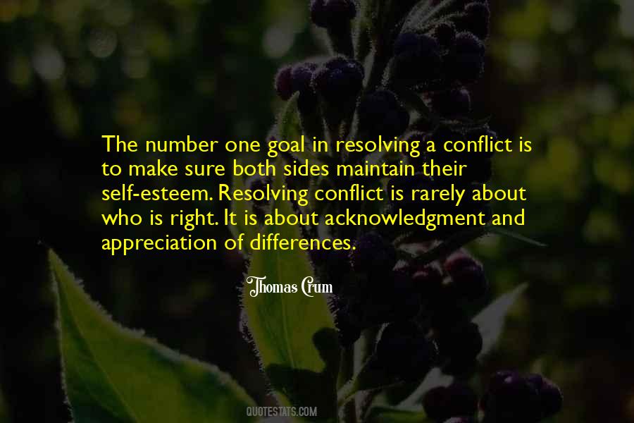 Quotes About Resolving Conflict #1348580