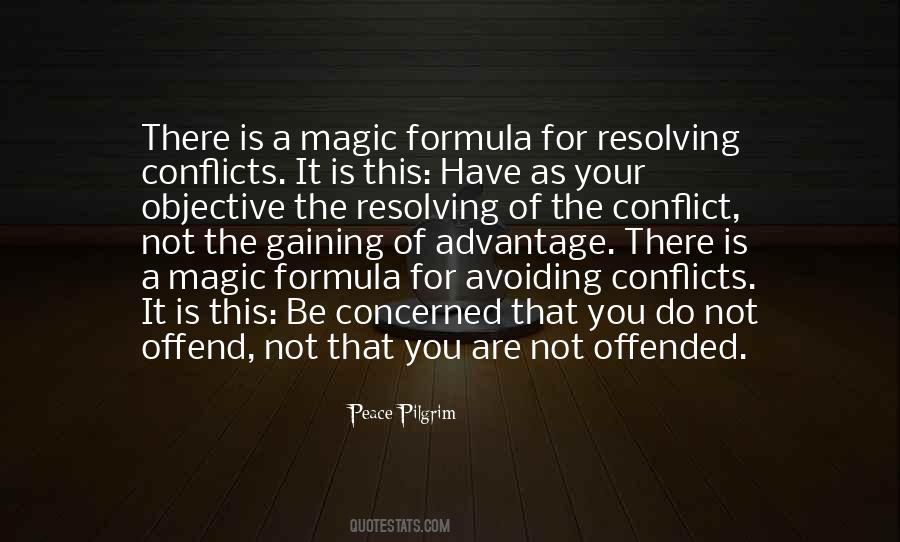Quotes About Resolving Conflict #336385
