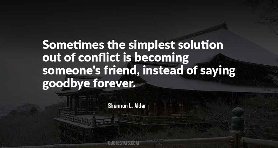 Quotes About Resolving Conflict #59311