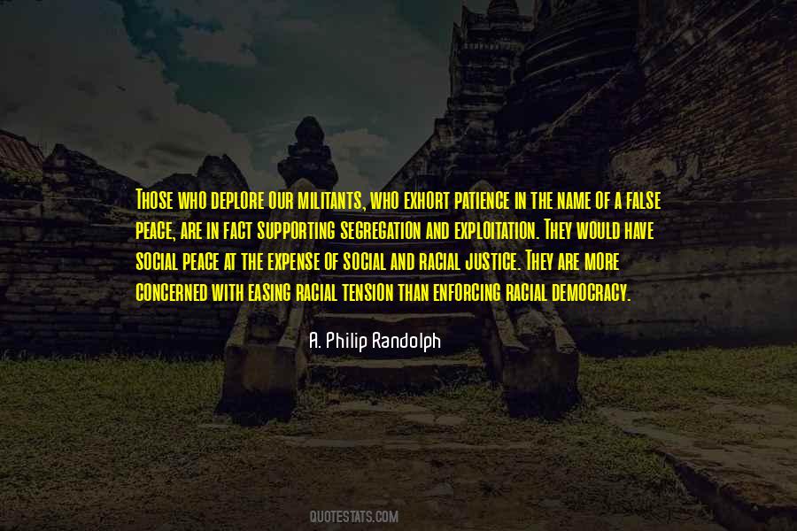 Quotes About Peace And Social Justice #85481