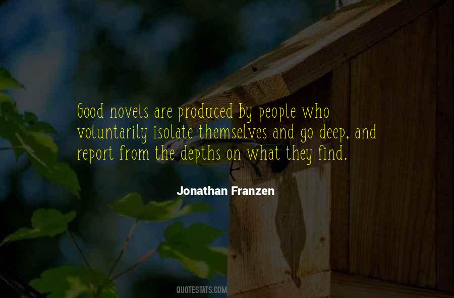 Quotes About Good Novels #1060030