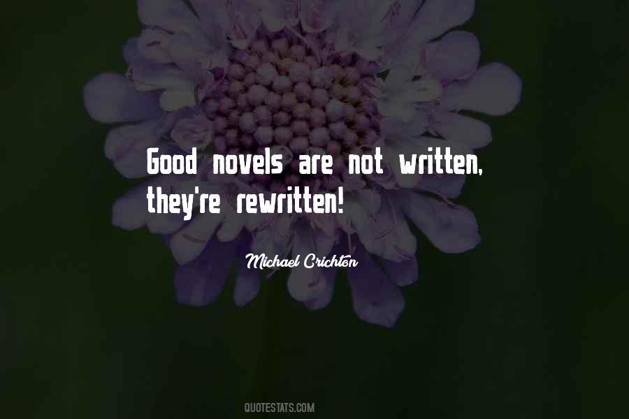 Quotes About Good Novels #193673