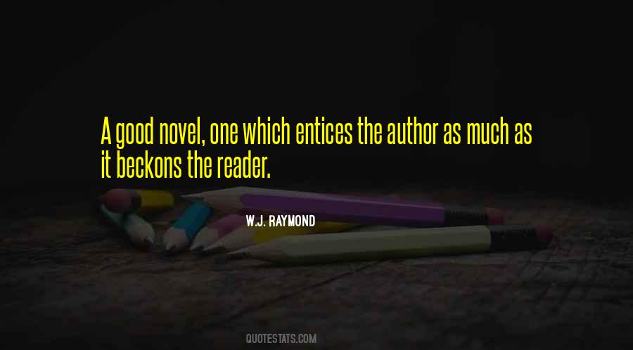 Quotes About Good Novels #999300