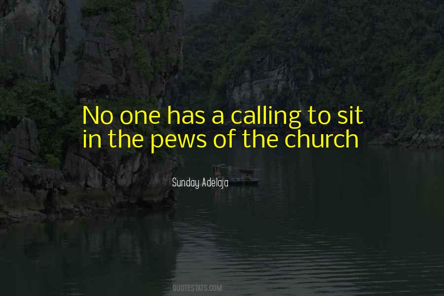 Quotes About Church Pews #1560887