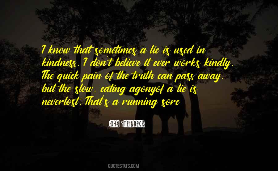 Quotes About Running Away From Pain #1102849