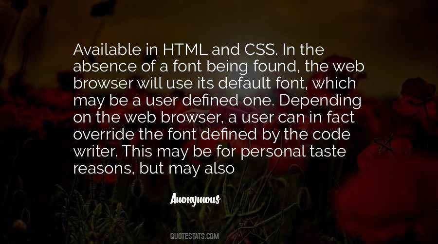 Quotes About Html #1820100