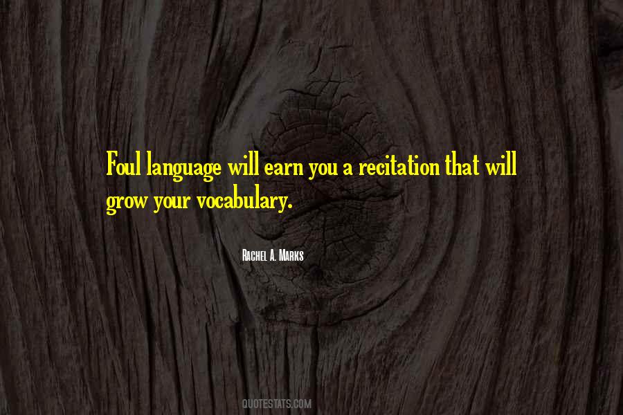 Quotes About Recitation #292660