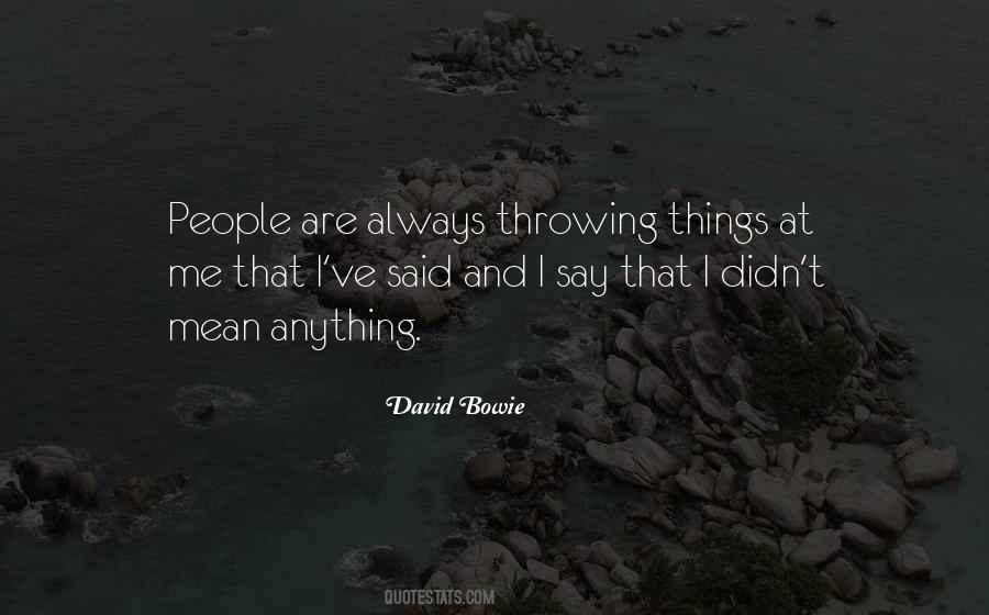 Quotes About Throwing #1866348