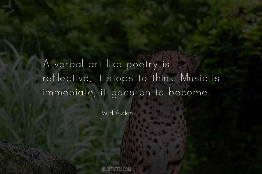 Poetry Art Music Quotes #1692169