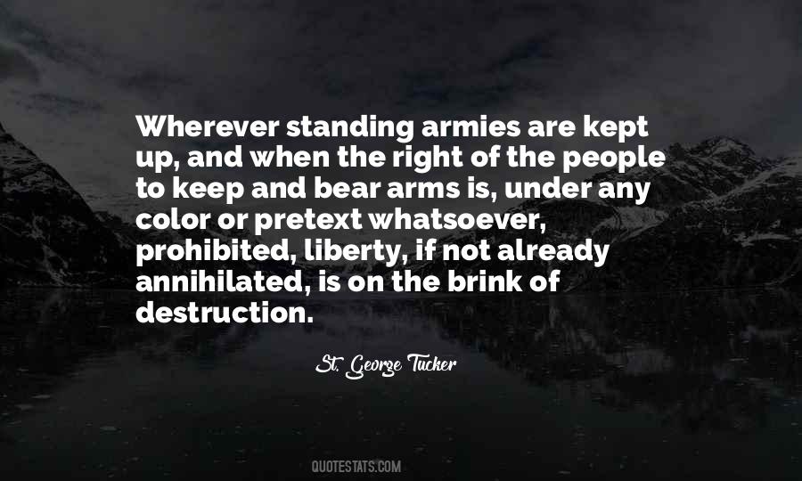 Quotes About Standing Armies #322835