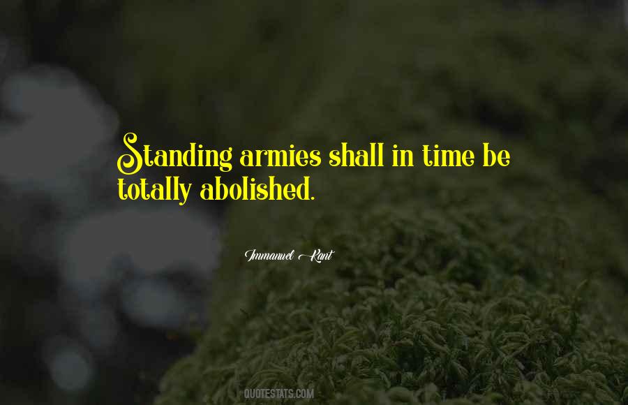 Quotes About Standing Armies #527002