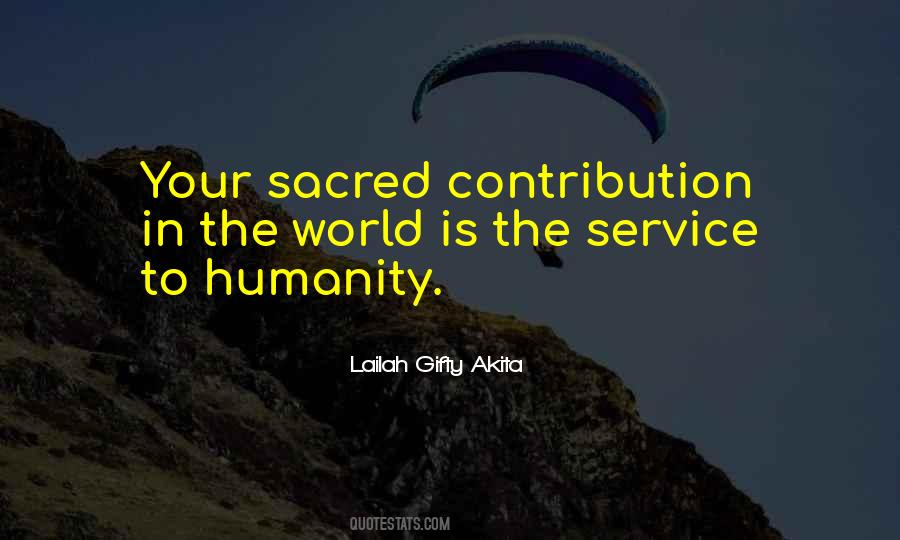 Service To Humanity Quotes #1132334