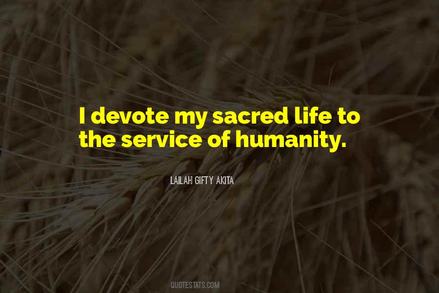 Service To Humanity Quotes #1140260