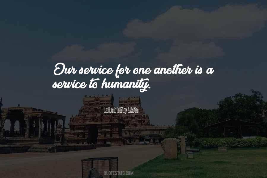 Service To Humanity Quotes #1149685