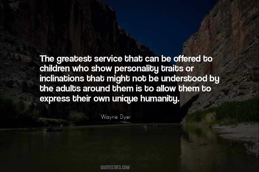 Service To Humanity Quotes #1399565