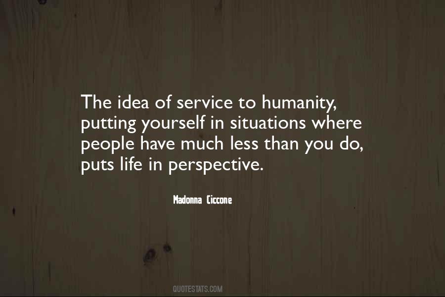 Service To Humanity Quotes #781533