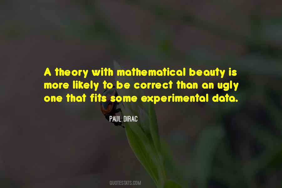 Quotes About Mathematical Beauty #1137682