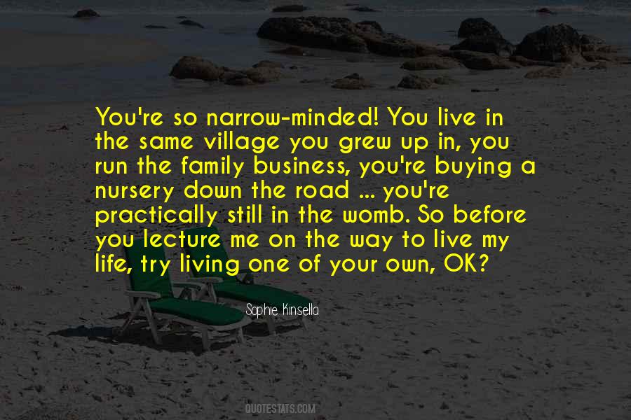 Life Lecture Quotes #1522354