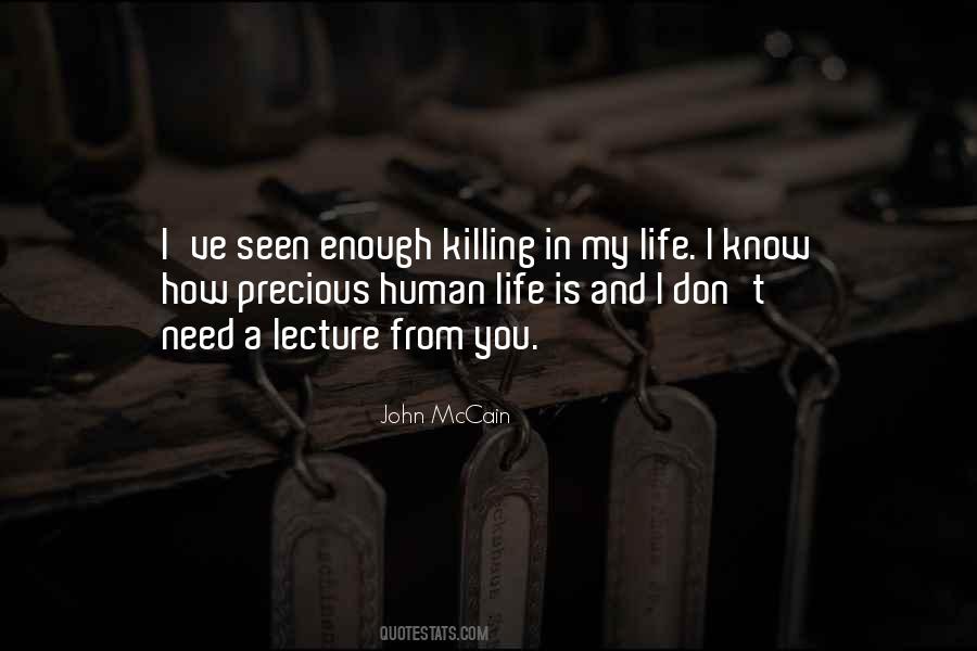 Life Lecture Quotes #21921