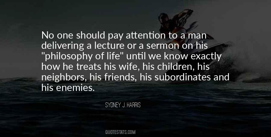 Life Lecture Quotes #764107