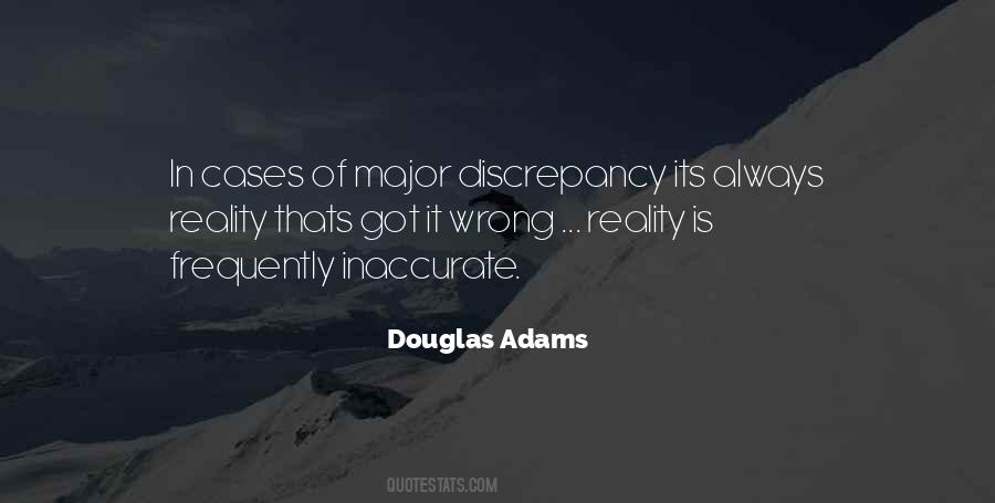 Quotes About Discrepancies #1377976