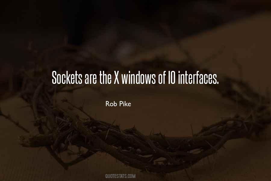 Quotes About Sockets #1310319