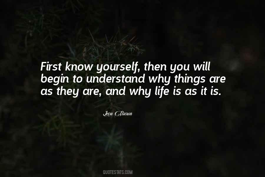 Quotes About Know Yourself #1333734