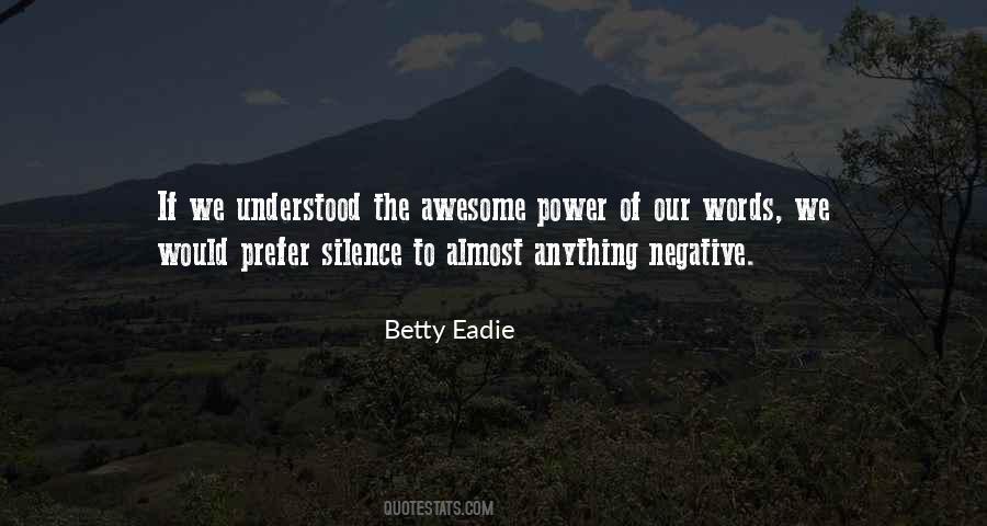 Quotes About Negative Power #116765