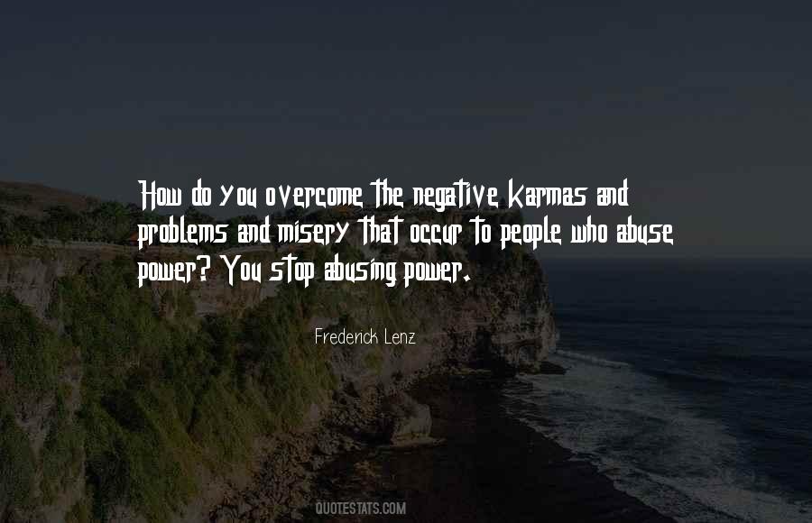 Quotes About Negative Power #1608955