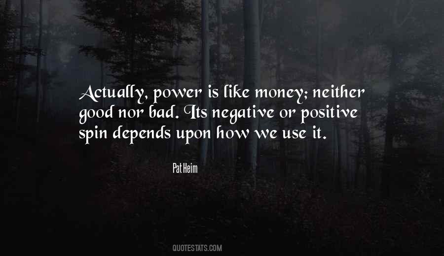 Quotes About Negative Power #619539