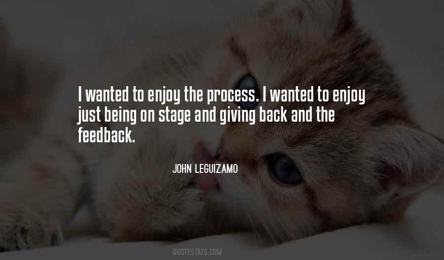 Quotes About Being On Stage #673199