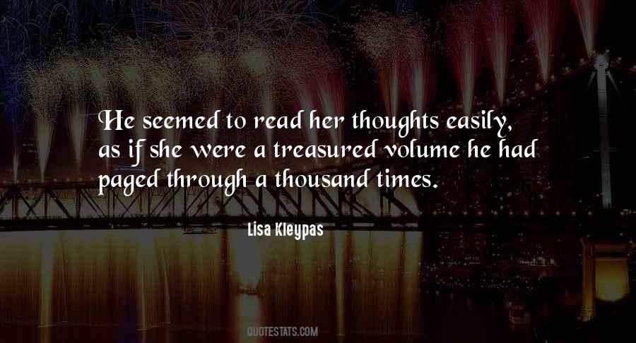 Quotes About Her Thoughts #1075564